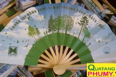 In quạt giấy ivory quảng cáo theo yêu cầu bền, đẹp tại Hà Nội